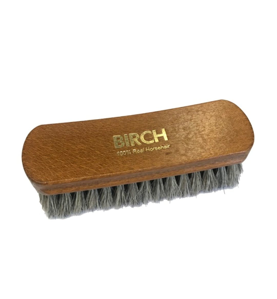 Birch XL 100% Horsehair Shoe Polishing Brush