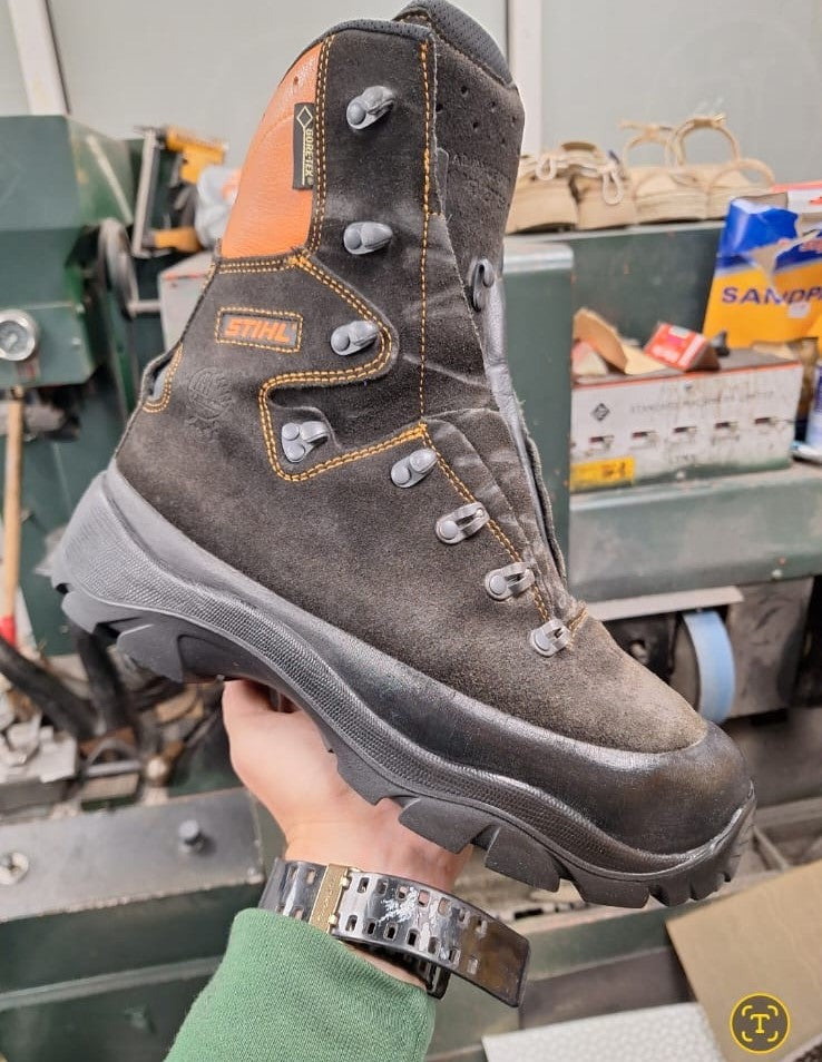 Work Boot Tread & Midsole Replacement